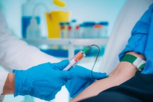 Phlebotomy - Nurse Taking Blood for Laboratory Testing